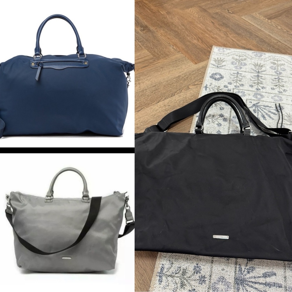 Rebecca Minkoff Nylon Tote with Laptop Sleeve and Crossbody Strap